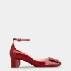 Roger Vivier Ankle Strap U Look Pumps in patent leather Clearance