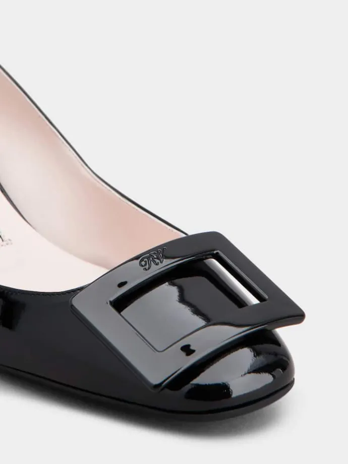 Roger Vivier Ankle Strap U Look Pumps in patent leather New