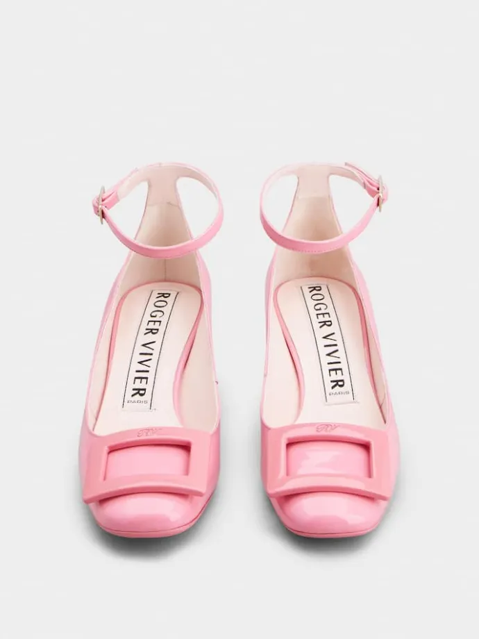 Roger Vivier Ankle Strap U Look Pumps in patent leather Best