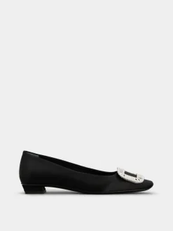 Roger Vivier Belle Vivier Ballerinas in satin Clearance