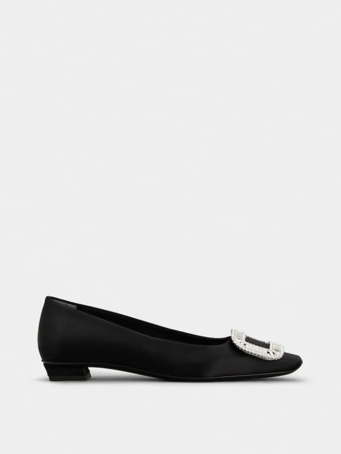 Roger Vivier Belle Vivier Ballerinas in satin Clearance
