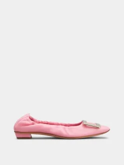 Roger Vivier Belle Vivier Ballerinas in leather Discount