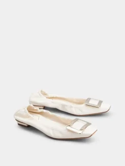 Roger Vivier Belle Vivier Ballerinas in leather Hot
