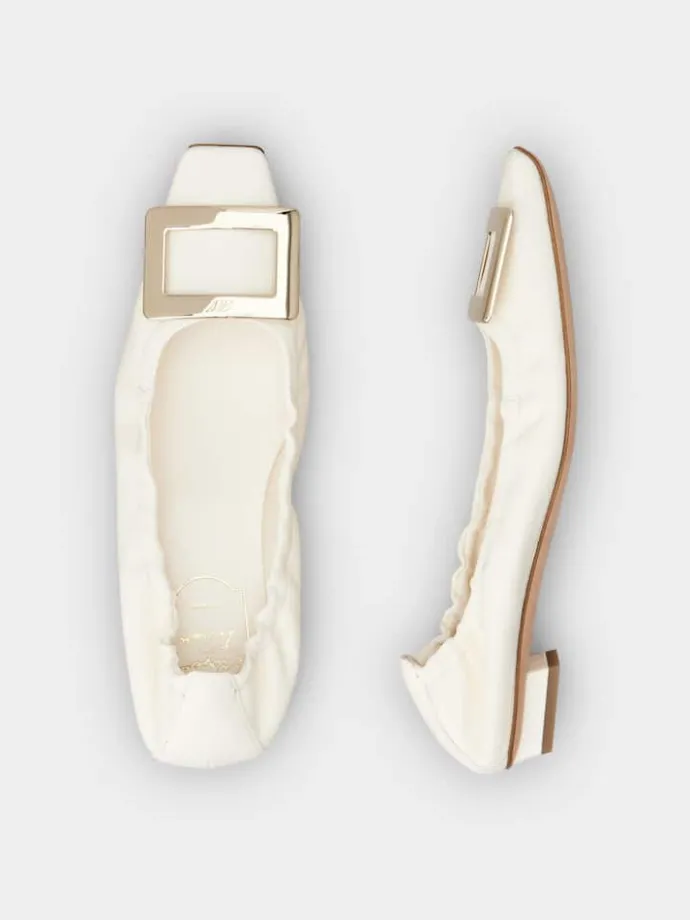 Roger Vivier Belle Vivier Ballerinas in leather Hot