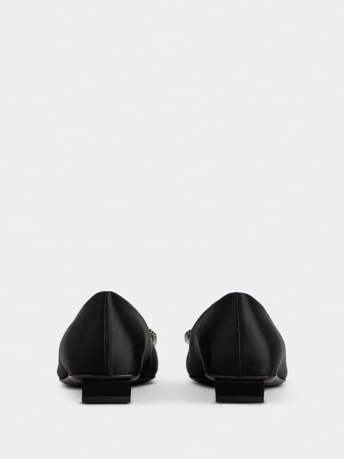 Roger Vivier Belle Vivier Ballerinas in satin Clearance