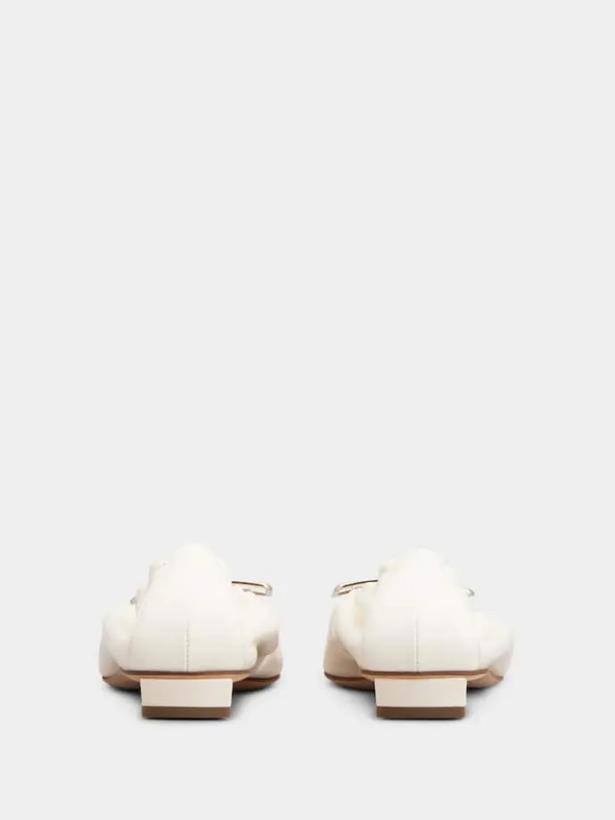 Roger Vivier Belle Vivier Ballerinas in leather Hot