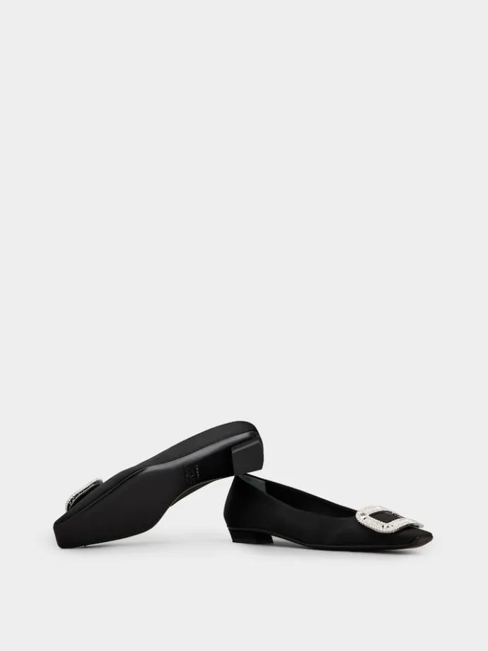 Roger Vivier Belle Vivier Ballerinas in satin Clearance