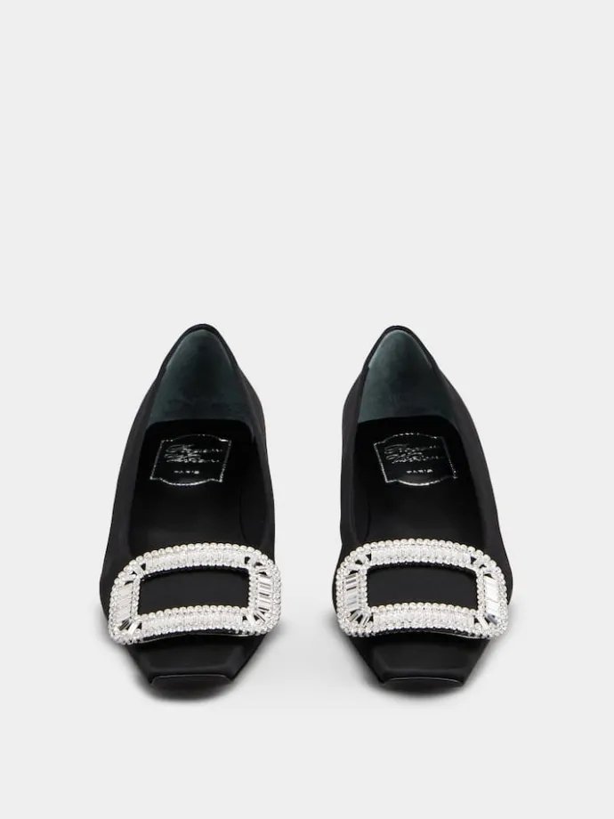Roger Vivier Belle Vivier Ballerinas in satin Clearance