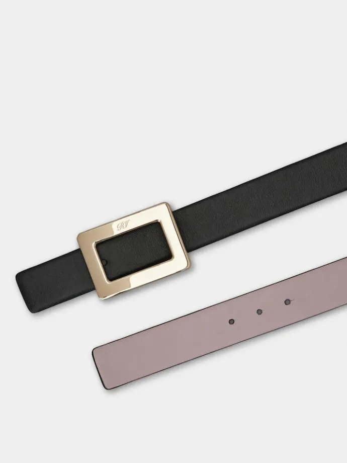 Roger Vivier Belle Vivier Belt in leather Fashion