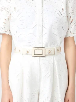 Roger Vivier Belle Vivier Belt in leather Sale