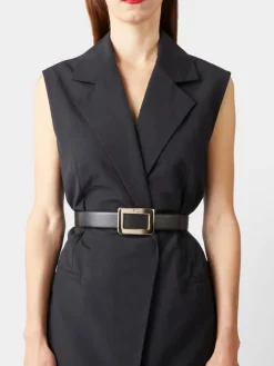Roger Vivier Belle Vivier Belt in leather Fashion