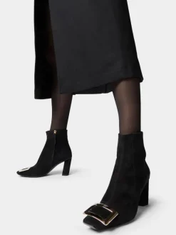 Roger Vivier Belle Vivier Chelsea Booties in suede Outlet