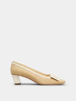 Roger Vivier Belle Vivier Pumps in canvas Online