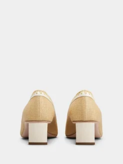 Roger Vivier Belle Vivier Pumps in canvas Online