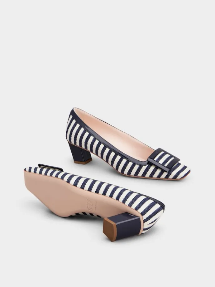 Roger Vivier Belle Vivier Pumps in canvas Outlet