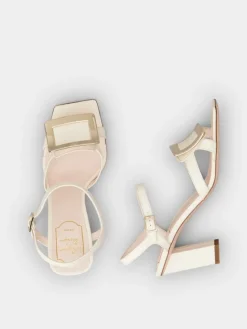 Roger Vivier Belle Vivier Sandals in leather Clearance