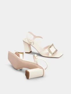 Roger Vivier Belle Vivier Sandals in leather Clearance
