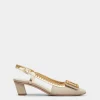 Roger Vivier Belle Vivier Slingback Pumps in canvas Discount