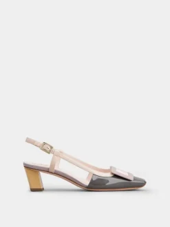 Roger Vivier Belle Vivier Slingback Pumps in patent leather Sale