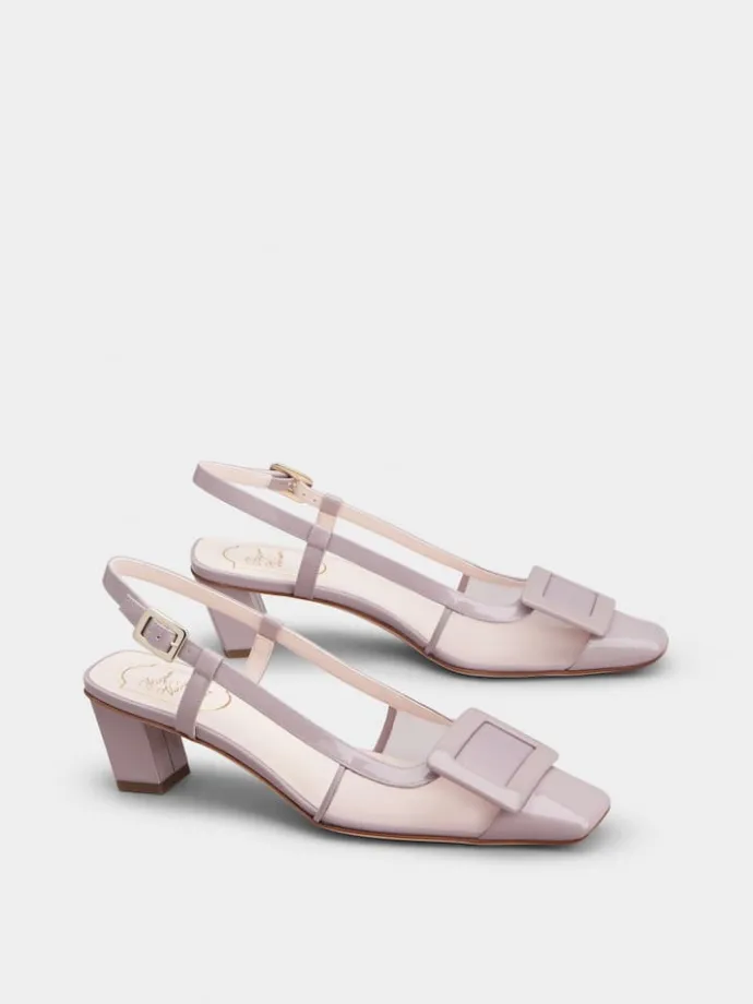Roger Vivier Belle Vivier Slingback Pumps in mesh fabric Clearance