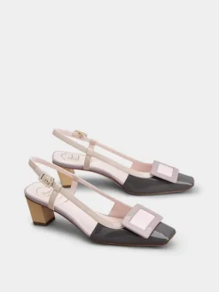 Roger Vivier Belle Vivier Slingback Pumps in patent leather Sale