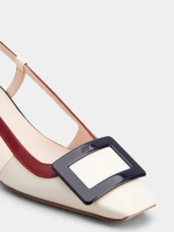 Roger Vivier Belle Vivier Slingback Pumps in patent leather Outlet
