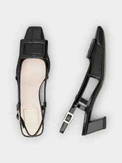 Roger Vivier Belle Vivier Slingback Pumps in mesh fabric Discount