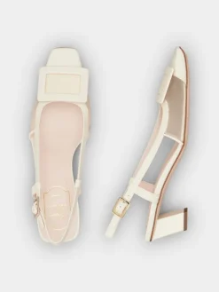 Roger Vivier Belle Vivier Slingback Pumps in mesh fabric Clearance