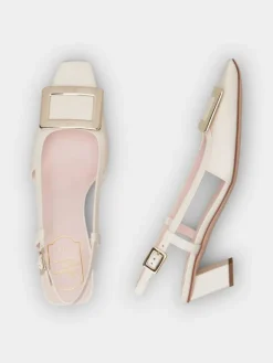 Roger Vivier Belle Vivier Slingback Pumps in patent leather Discount
