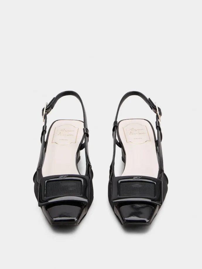Roger Vivier Belle Vivier Slingback Pumps in mesh fabric Discount