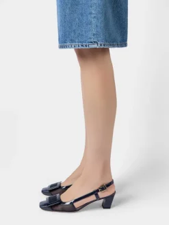 Roger Vivier Belle Vivier Slingback Pumps in mesh fabric Hot