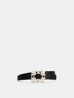Roger Vivier Broche Vivier Belt in satin New
