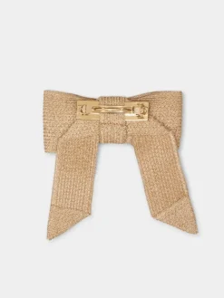 Roger Vivier Broche Vivier Buckle Hair Clip in raffia Hot