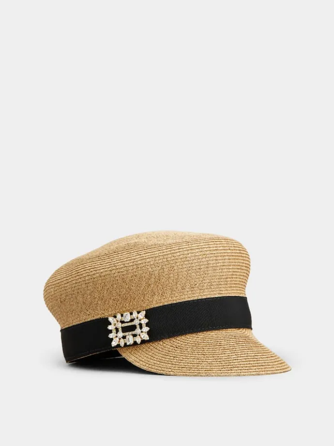 Roger Vivier Broche Vivier Sailor Hat in raffia Best