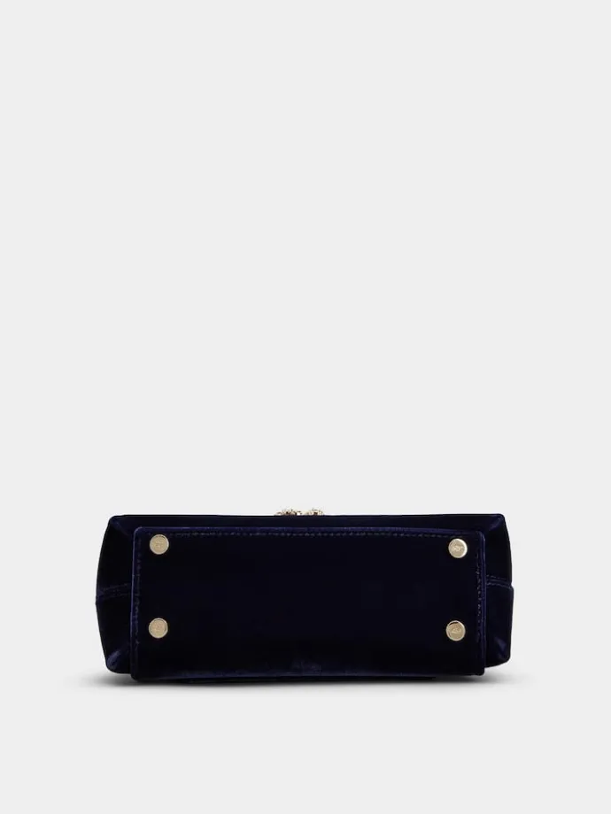 Roger Vivier Cabas Jewel Efflorescence Mini Bag in velvet Outlet