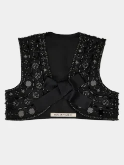 Roger Vivier Disco Vest in silk New