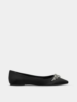 Roger Vivier Efflorescence Ballerinas in satin Outlet