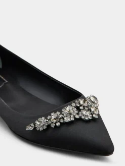 Roger Vivier Efflorescence Ballerinas in satin Outlet