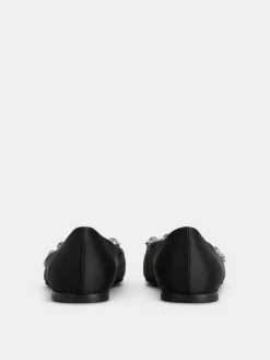 Roger Vivier Efflorescence Ballerinas in satin Outlet