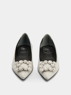 Roger Vivier Efflorescence Ballerinas in glitter New