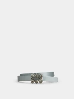 Roger Vivier Efflorescence Belt in satin Clearance