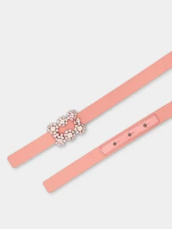 Roger Vivier Efflorescence Belt in satin Fashion