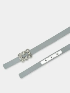 Roger Vivier Efflorescence Belt in satin Clearance