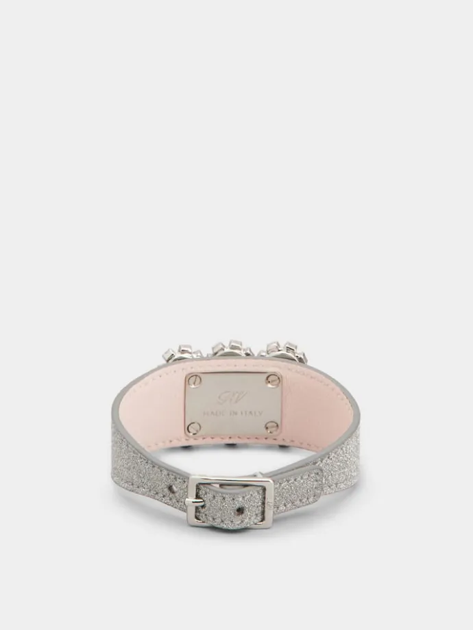 Roger Vivier Efflorescence Bracelet in glitter Best