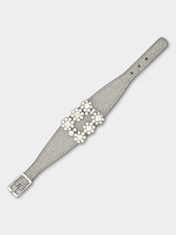 Roger Vivier Efflorescence Bracelet in glitter Best