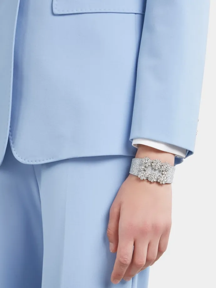 Roger Vivier Efflorescence Bracelet in glitter Best
