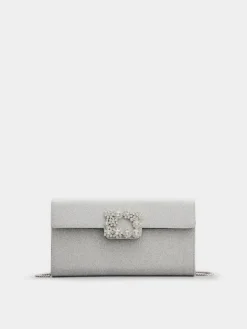 Roger Vivier Efflorescence Clutch in glitter Fashion