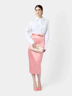 Roger Vivier Efflorescence Clutch in satin Sale