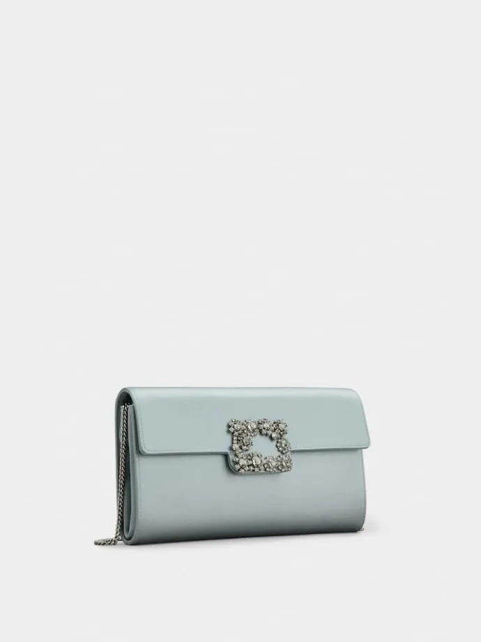 Roger Vivier Efflorescence Clutch in satin Outlet