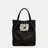 Roger Vivier Efflorescence Micro Bag in satin Discount